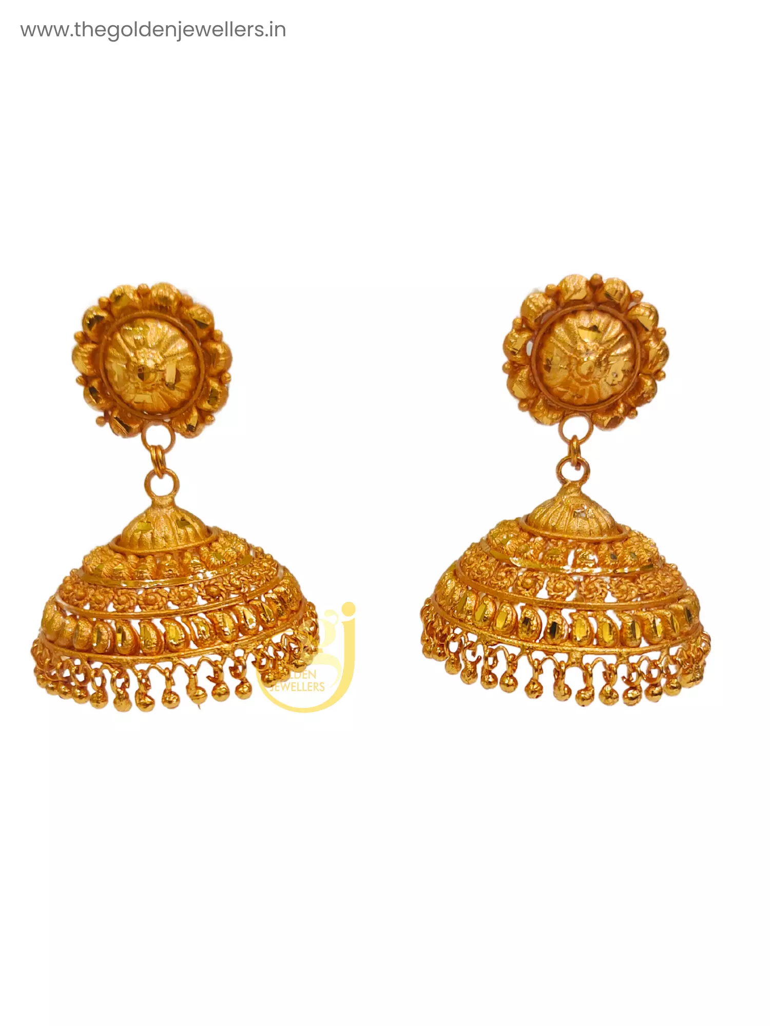 The Golden Jewellers - Jhumka Earrings