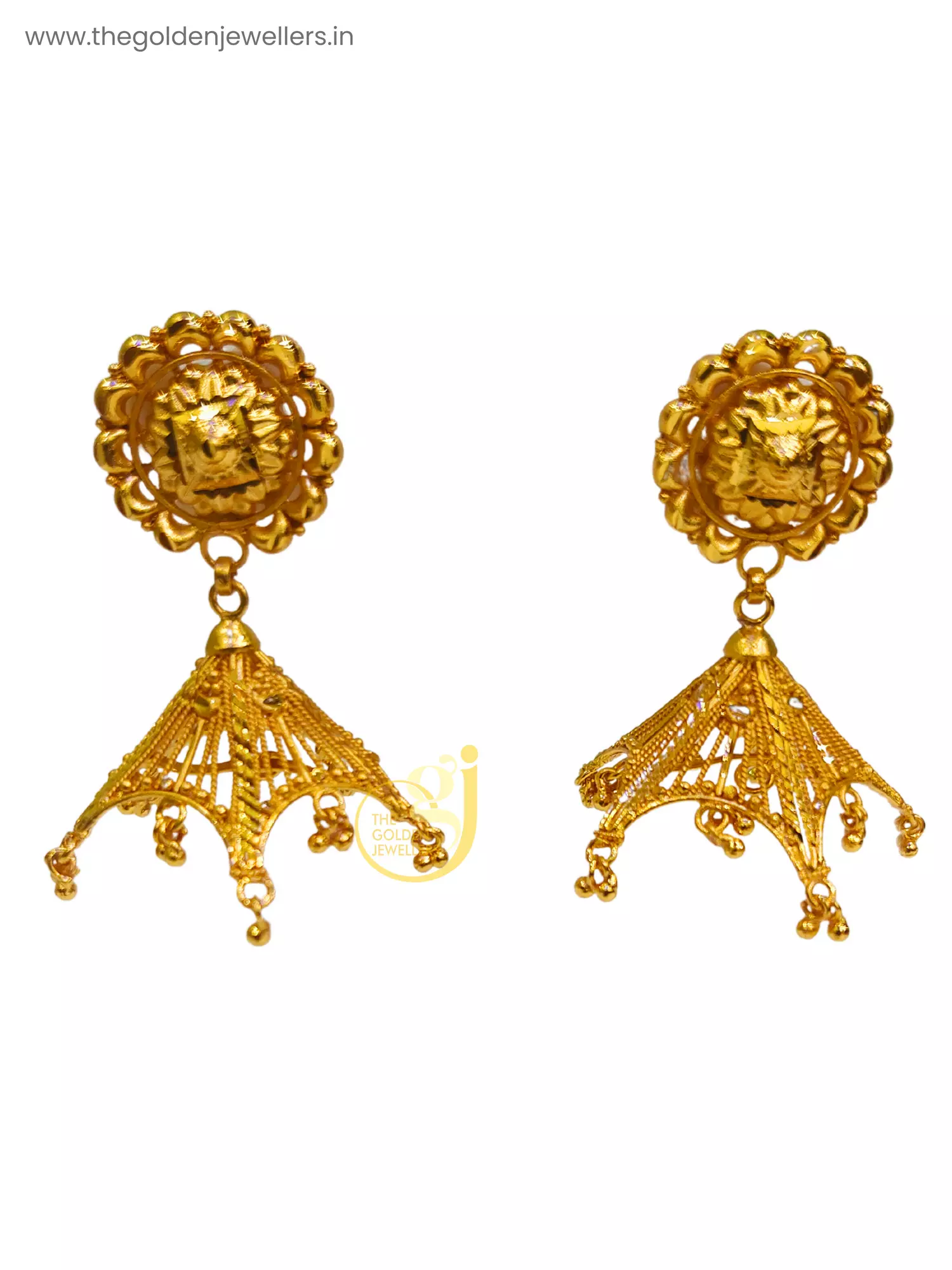 The Golden Jewellers - Jhumka Earrings