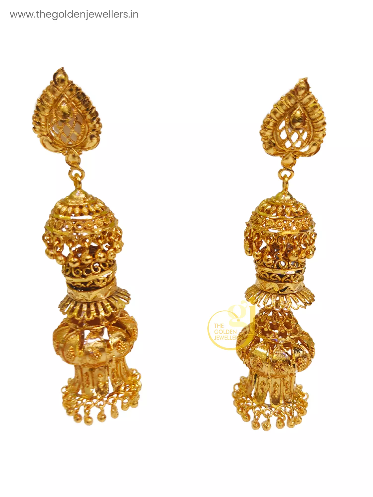 The Golden Jewellers - Jhumka Earrings