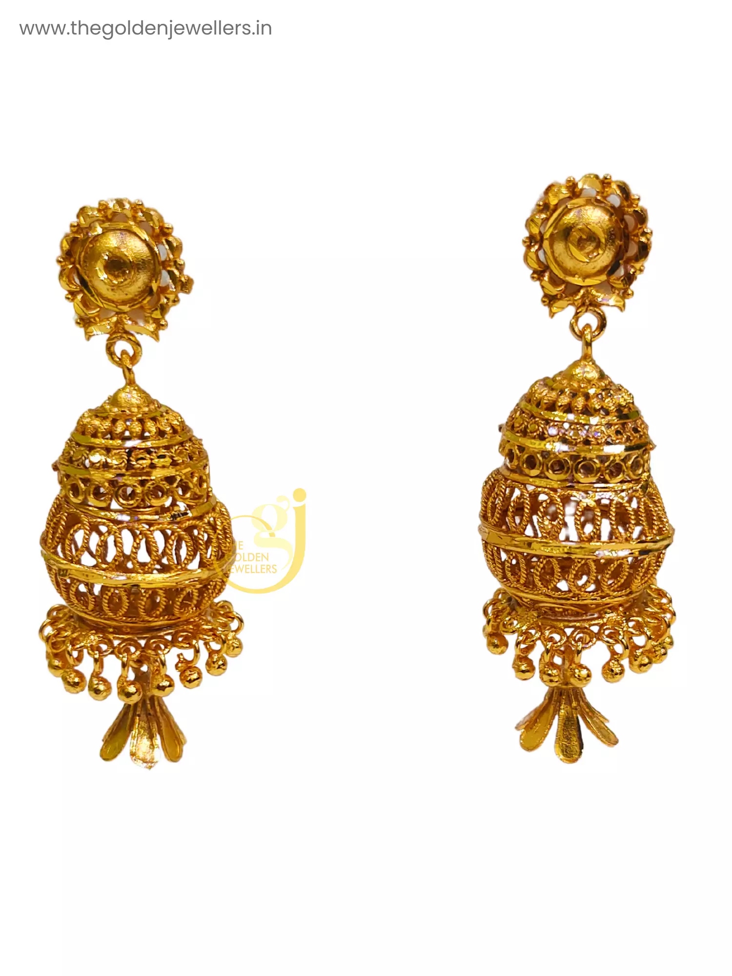 The Golden Jewellers - Jhumka Earrings