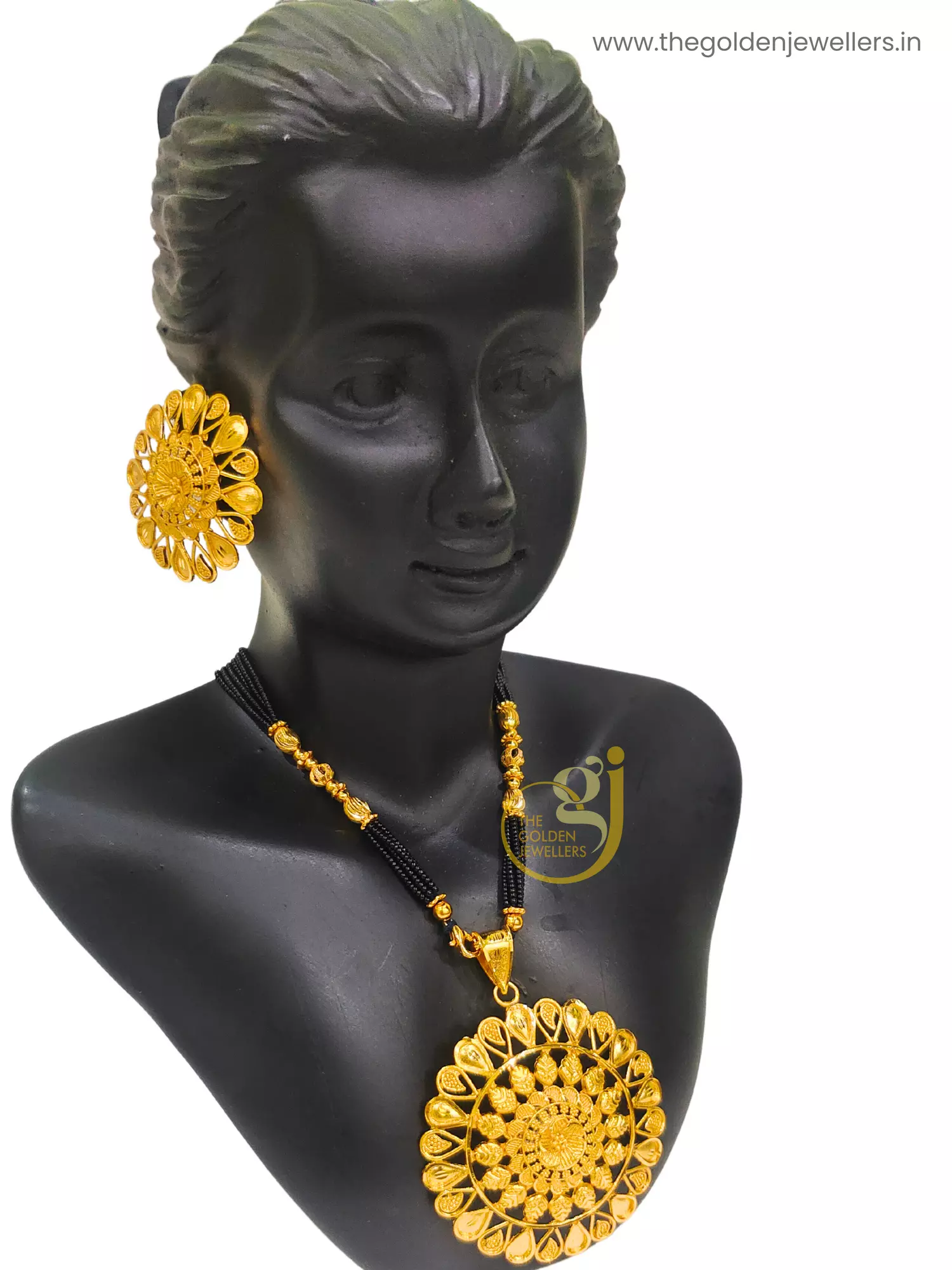 The Golden Jewellers - Pendant Set Necklace