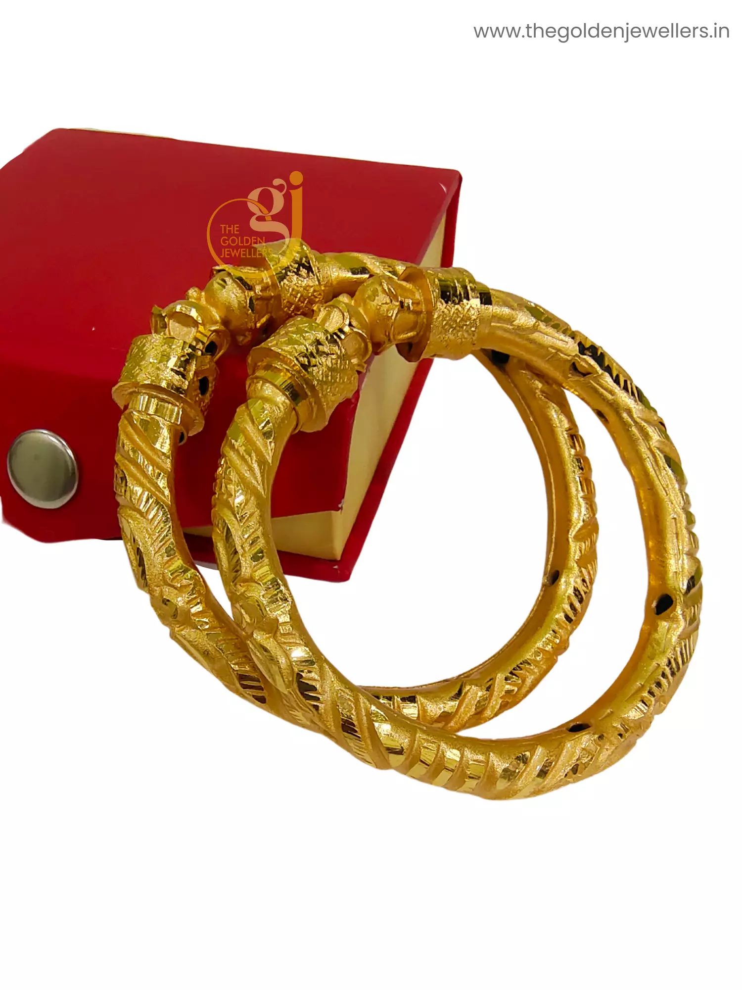 Gold Plated Bala - Design 1 - Kouri Jewels's Trending Pujo Collection