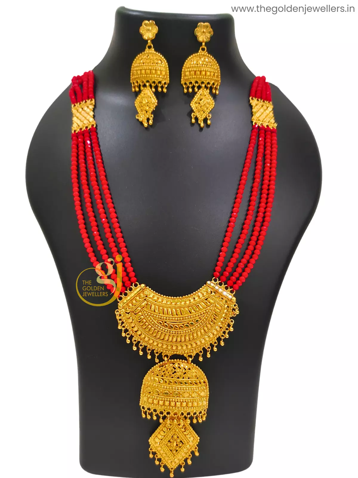 Long Haar Set 1 - Kouri Jewels's Pujo Collection On Sale