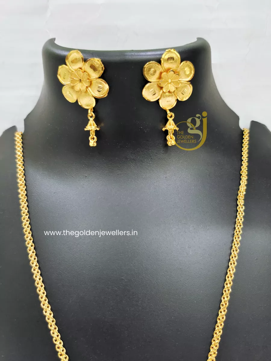 The Golden Jewellers - Tie Chain Necklace