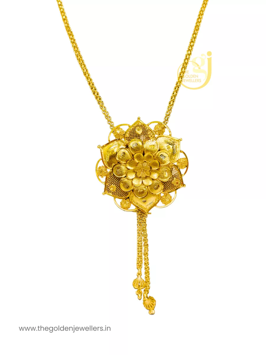 The Golden Jewellers - Tie Chain Necklace