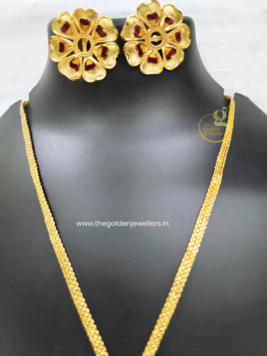 The Golden Jewellers - Tie Chain Necklace