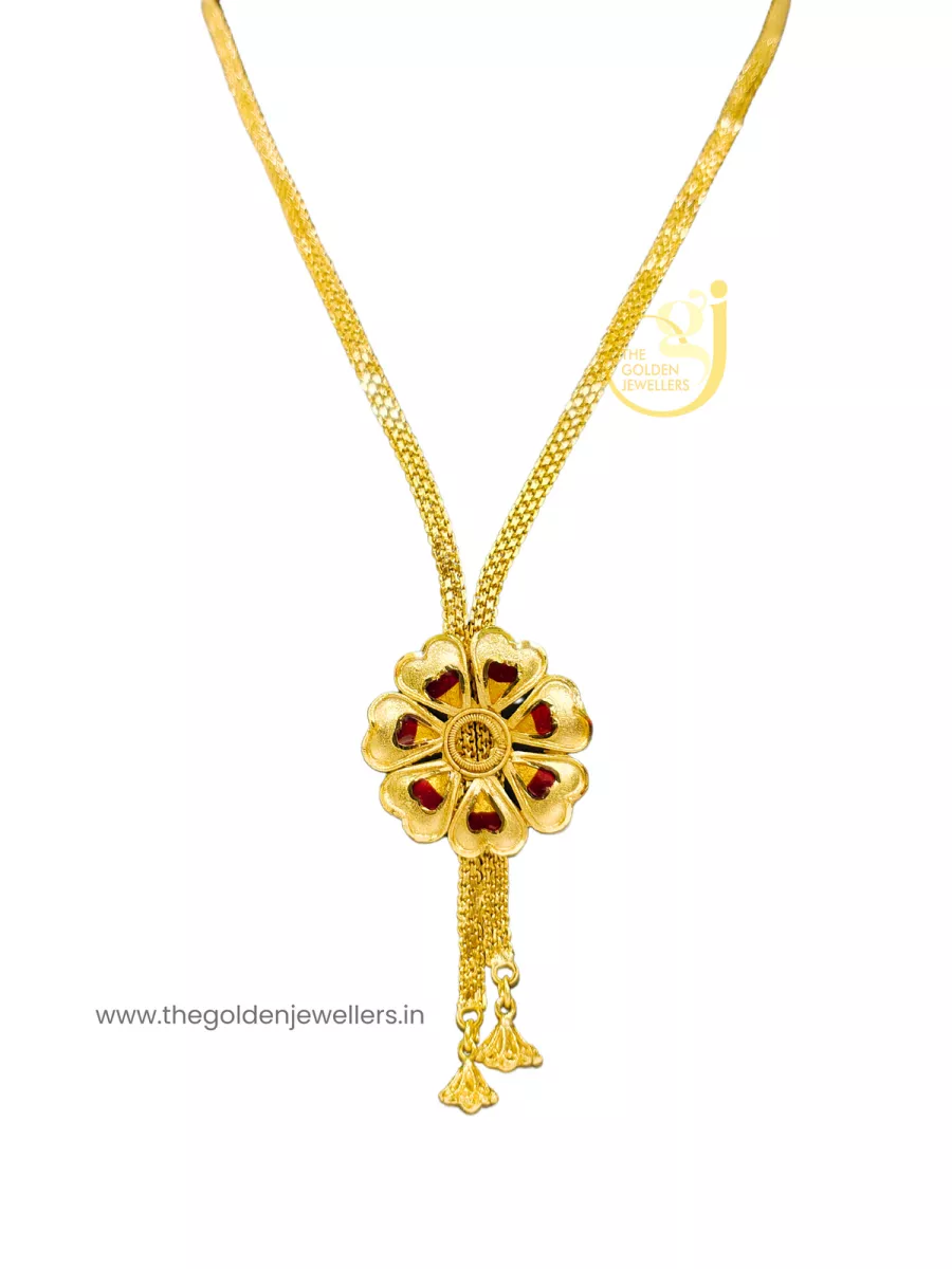 The Golden Jewellers - Tie Chain Necklace