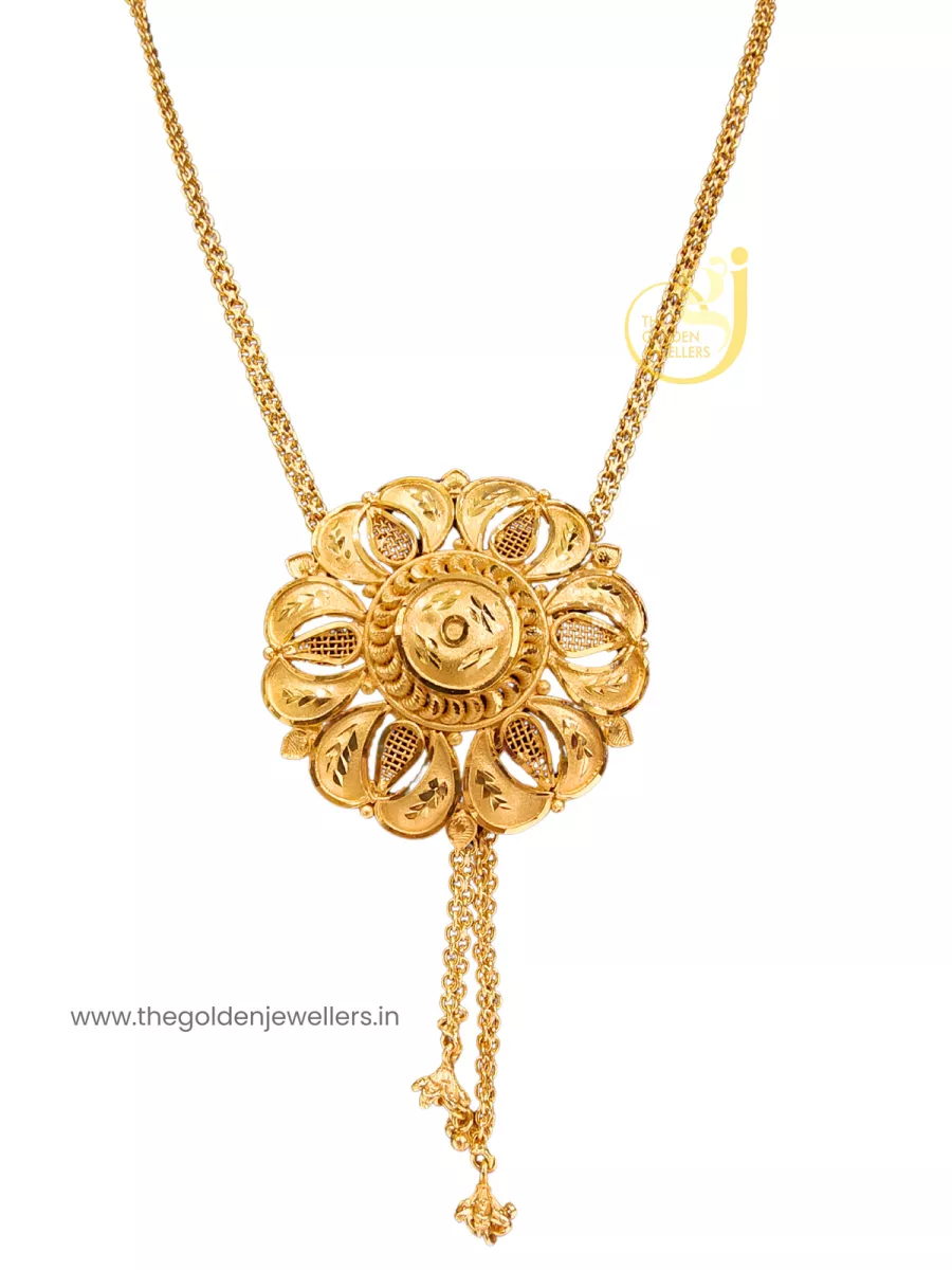 The Golden Jewellers - Tie Chain Necklace