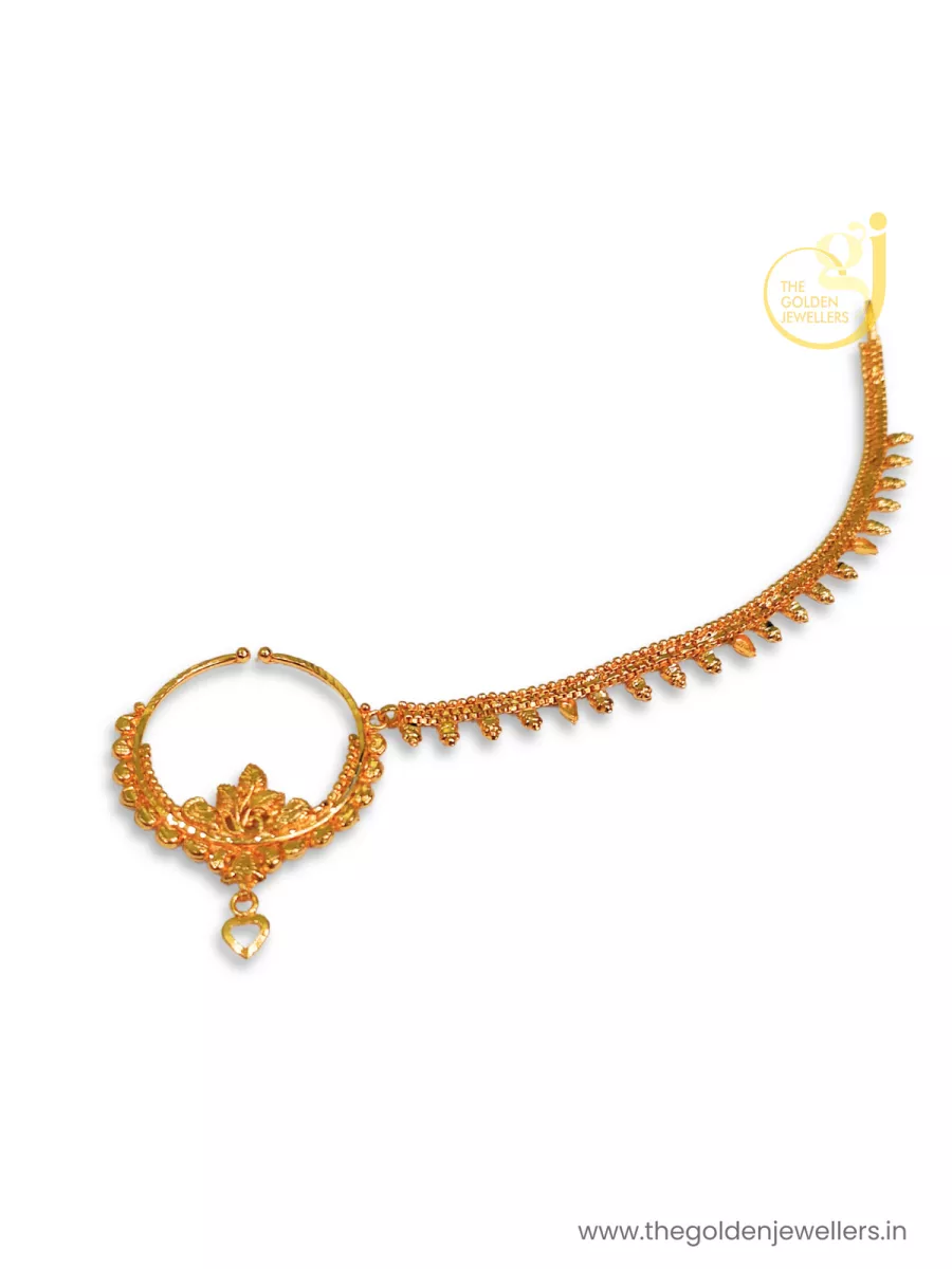 Nose Ring or Nath Design 5 - Kouri Jewels's Trending Pujo Collection