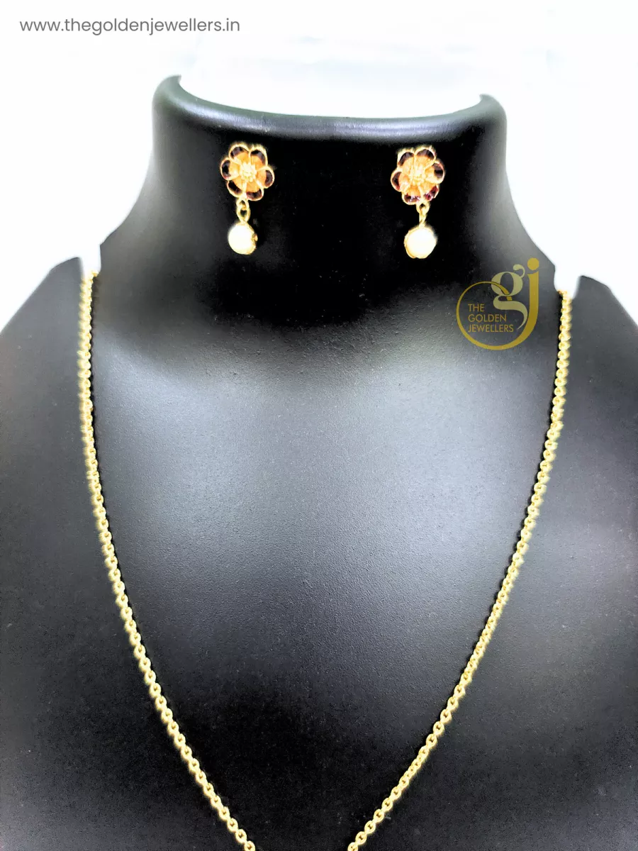 The Golden Jewellers - Pendant Set Necklace