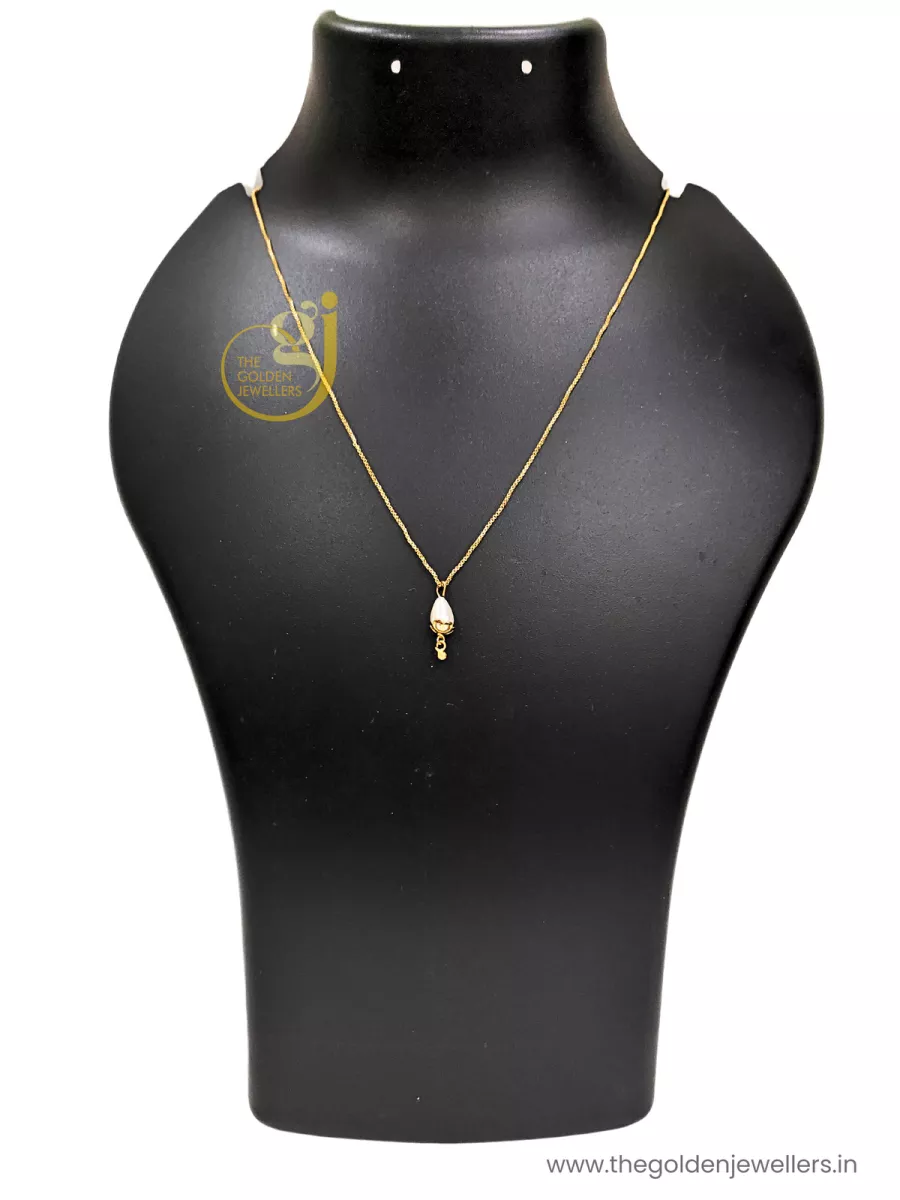 Simple Pendant Set Design 1 (Only Neckpiece) - Kouri Jewels's Trending Pujo Collection