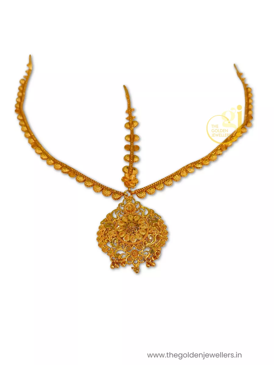 Tiara Tikli or Mangtika Design 6 - Kouri Jewels's Trending Pujo Collection