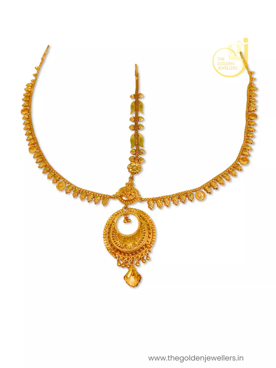 Tiara Tikli or Mangtika Design 5 - Kouri Jewels's Trending Pujo Collection