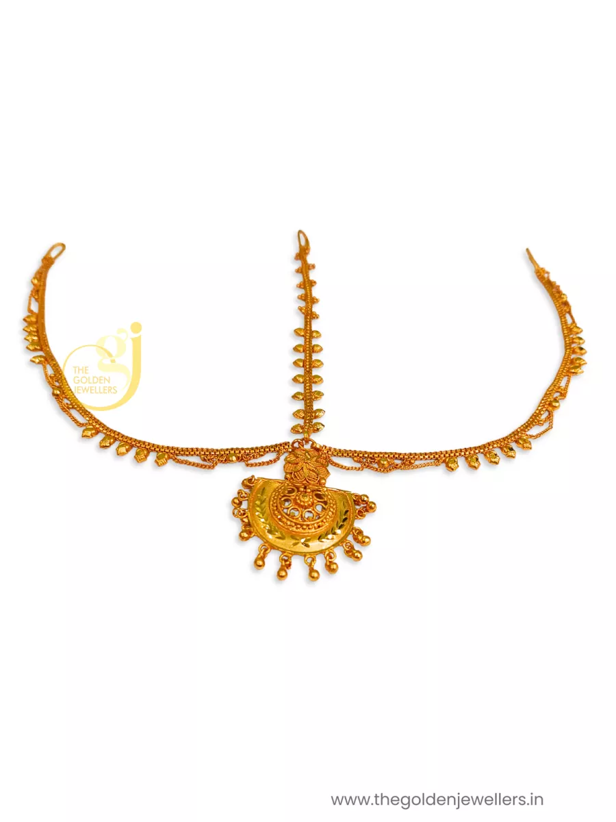 Tiara Tikli or Mangtika Design 7 - Kouri Jewels's Trending Pujo Collection