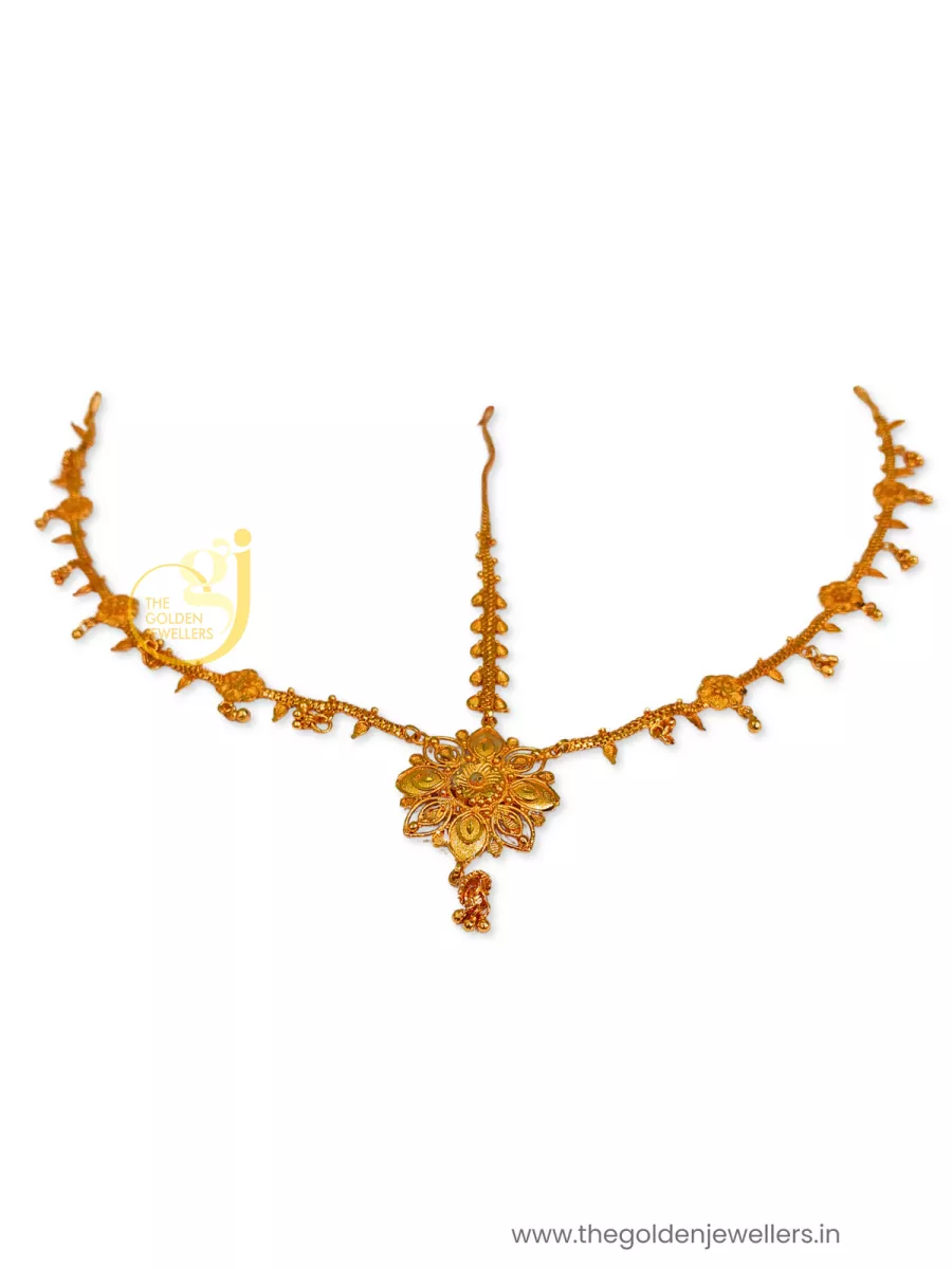 Tiara Tikli or Mangtika Design 2 - Kouri Jewels's Trending Pujo Collection