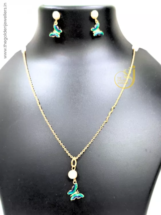 The Golden Jewellers - Pendant Set Necklace